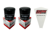 Cyclemax front packaging showing 5GH-13440-90-00 two-pack and funnel for easy maintenance