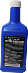CYCLEMAX funnel pouring coolant into radiator for clean, spill-free fill