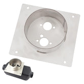 CYDZSW front view of mounting plate showing stable heater support