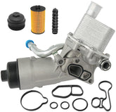 CYTROBE front view oil cooler housing showing mounting points and benefit of direct fit