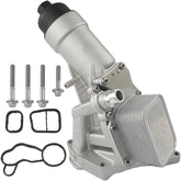 CYTROBE front view of aluminum oil cooler housing showing fit and finish advantage