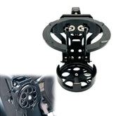 CYYHMY front view of cup holder showing durable aluminum and easy access