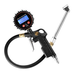 CZC AUTO front view of inflator gauge showing handle and trigger, ergonomic benefit