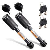 CZC AUTO front view of packaged hitch lock showing secure fit and convenience