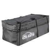 CZC AUTO front view of hitch cargo bag showing size and fit protects cargo