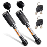 CZC AUTO front view of hitch lock showing solid-steel body and finish for strong security