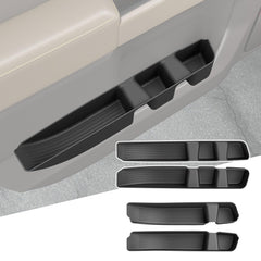 CZmenghe installed front view in Silverado door showing neat fit and protection