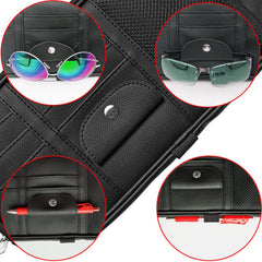 Da by visor organizer installed in car for tidy cabin