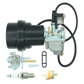 DABAZUALY carburetor front assembly showing intake and mounting points for easy replacement
