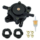 DABAZUALY fuel pump front view showing bolt pattern and fit benefit
