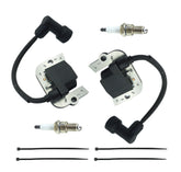 DABAZUALY front view of two ignition coils showing fit and mounting for easy replacement