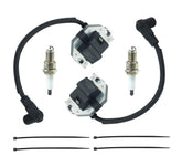 DABAZUALY front view of two ignition coils showing fit and finish for quick replacement