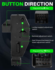 Dacall connector backside detail showing matching OEM plug for easy installation benefit