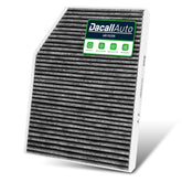 Dacall filter front packaging showing fit list and clean design for easy selection