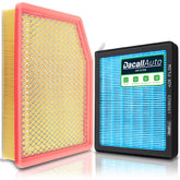 Dacall front packaging showing both engine and cabin filters for easy replacement