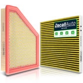 Dacall front packaging showing both engine and cabin filters, convenient combo
