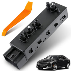 Dacall front view of passenger seat switch showing button layout and durable design benefits