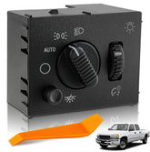 Dacall headlight switch front view showing knob and clear markings benefit quick recognition