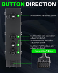 Dacall side profile of the switch mounted in bezel for seamless fit and OEM compatibility
