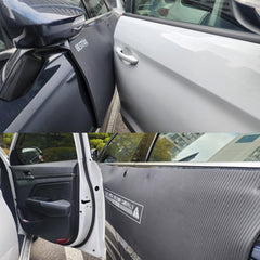 DAHINRAUM BestDoorGuard interior magnets view showing quick attachment benefit
