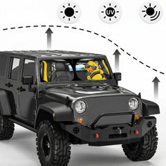 DaisyInner installed on parked Jeep demonstrating heat reduction and style