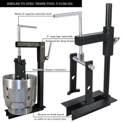 Danti close-up of compression spindle highlighting control and precise adjustment benefit