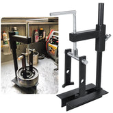 Danti front view of compressor showing full tool and packaging, durable construction benefit