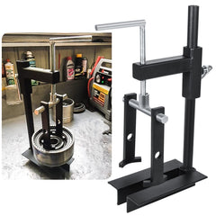 Danti front view of compressor showing full tool and packaging, durable construction benefit