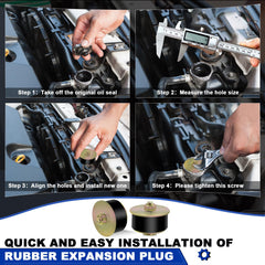 Daptemn assembled hardware detail showing bolt, plate and O-ring for reliable compression