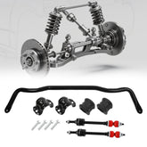 Dasbecan front stabilizer bar packed kit showing contents and easy fit