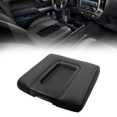 Dasbecan front armrest lid showing clean fit and OEM look for Silverado