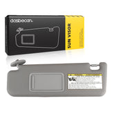 Dasbecan front view of driver side visor matching factory look and fit