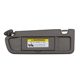 Dasbecan left driver visor front view showing fit and atlas gray finish