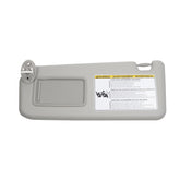 Dasbecan left driver sun visor front view showing OEM fit and clean finish