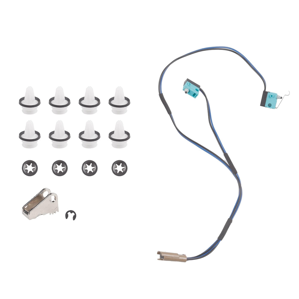 Dasbecan front packaging showing complete Tesla Model S handle kit and components, clear contents