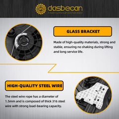 Dasbecan regulator installed in a Hyundai Tucson door demonstrating stable window movement benefit