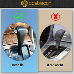 Dasbecan side profile of shifter knob highlighting form and finish