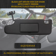 Dasbecan sun visor side profile showing thickness and durability benefit