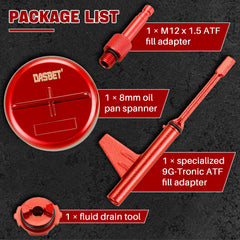 DASBET closeup of aluminium fill adapter threads, precise fit for leak prevention