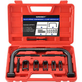 DASBET front view of C-clamp compressor showing sturdy frame and benefit of strong leverage