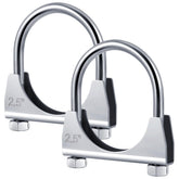 Datanly front view of four clamps showing ready-to-install hardware benefit