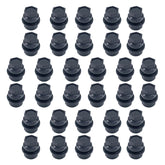 daydmaly front view of 32-piece lug nut covers showing complete set benefit