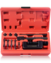 DAYUAN kit front view showing organized tools and red case for easy transport