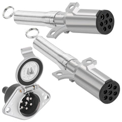 Dazakoot front view of plug and socket showing solid construction and quick replacement benefit