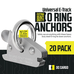 DC Cargo Mall close-up of spring-fitting demonstrating quick tool-free E-track insertion