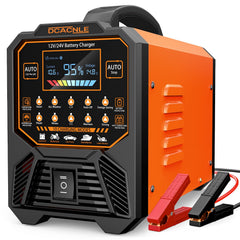 DCACNLE front view showing durable casing and LCD for fast, safe charging
