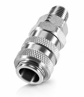 DearChan coupler front view showing compact connection and reliable fit
