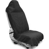 DECKALY front view showing full black towel surface and comfort
