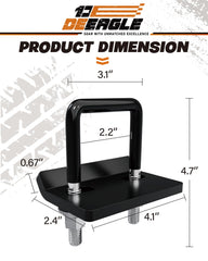 DEEAGLE close-up of powder-coated plate highlighting durable corrosion resistance