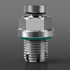 DEEFILL installed in oil pan demonstrating reliable seal and ease of use